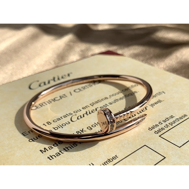 Cartier Juste un Clou Diamond Bracelets Rose Gold