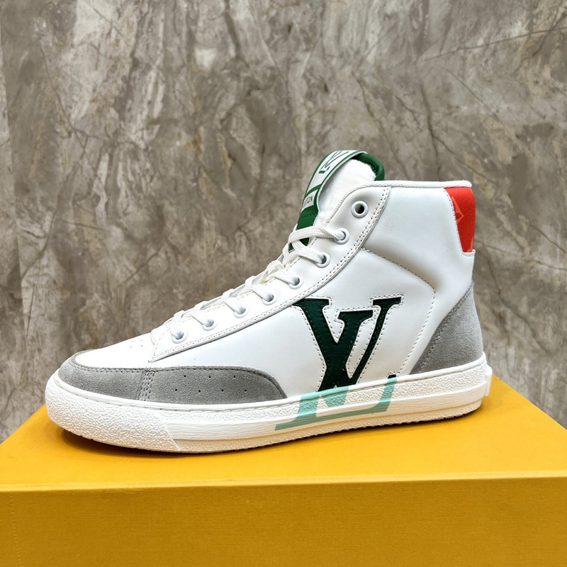 l**is V*t*n monogram leather logo sneakers