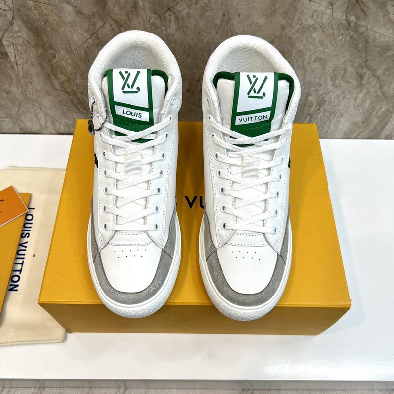 l**is V*t*n monogram leather logo sneakers