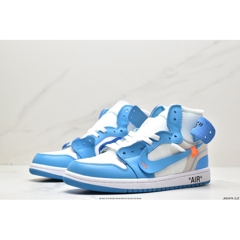 Jordan 1 Retro High Off White Sneaker University Blue