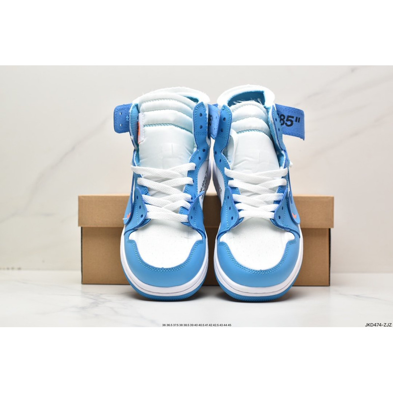 Jordan 1 Retro High Off White Sneaker University Blue