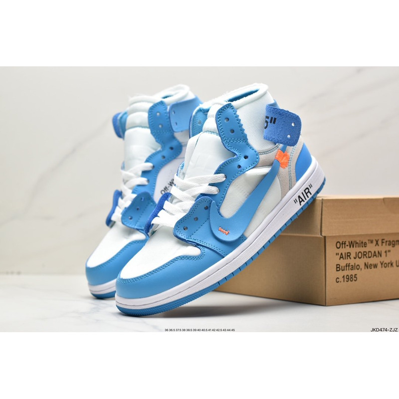 Jordan 1 Retro High Off White Sneaker University Blue