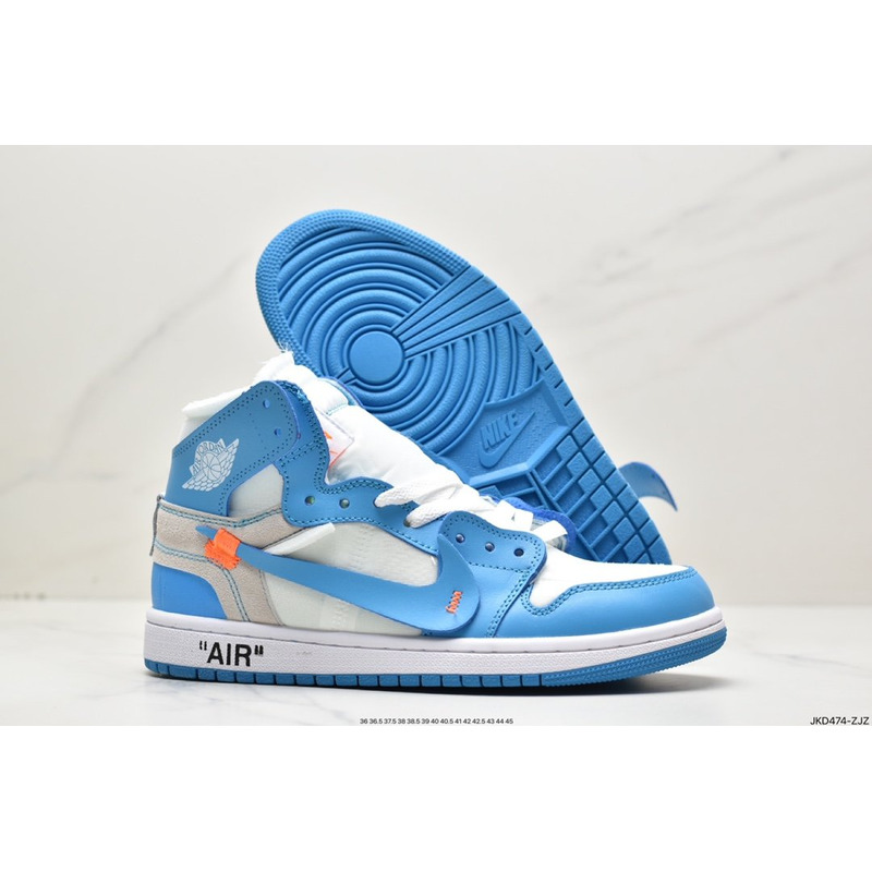 Jordan 1 Retro High Off White Sneaker University Blue