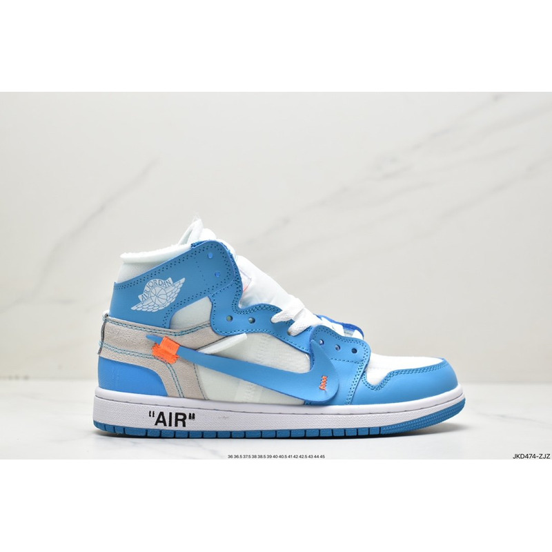 Jordan 1 Retro High Off White Sneaker University Blue