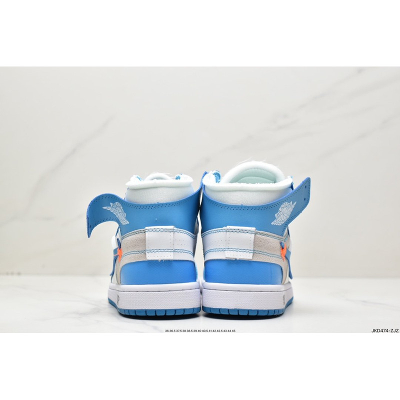 Jordan 1 Retro High Off White Sneaker University Blue