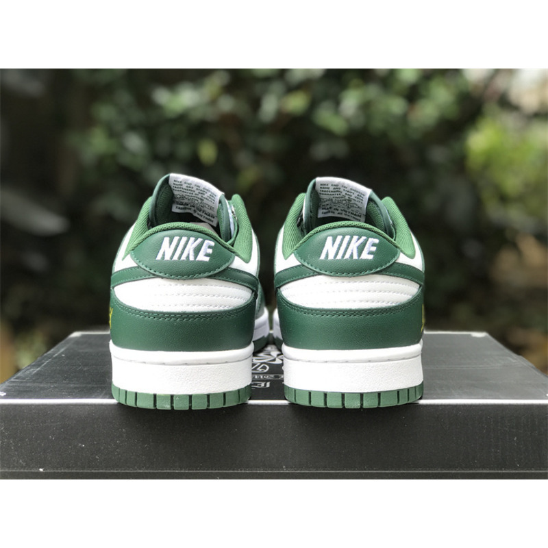 Nike Dunk Low Michigan State in Green