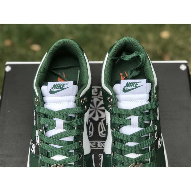 Nike Dunk Low Michigan State in Green