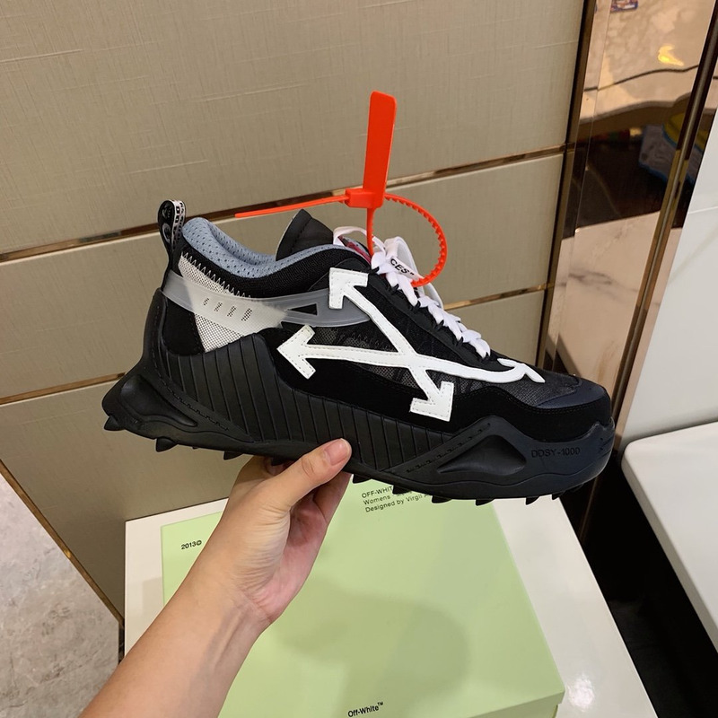 Off WhiteOff White Odsy-1000 Sneakers Black and White