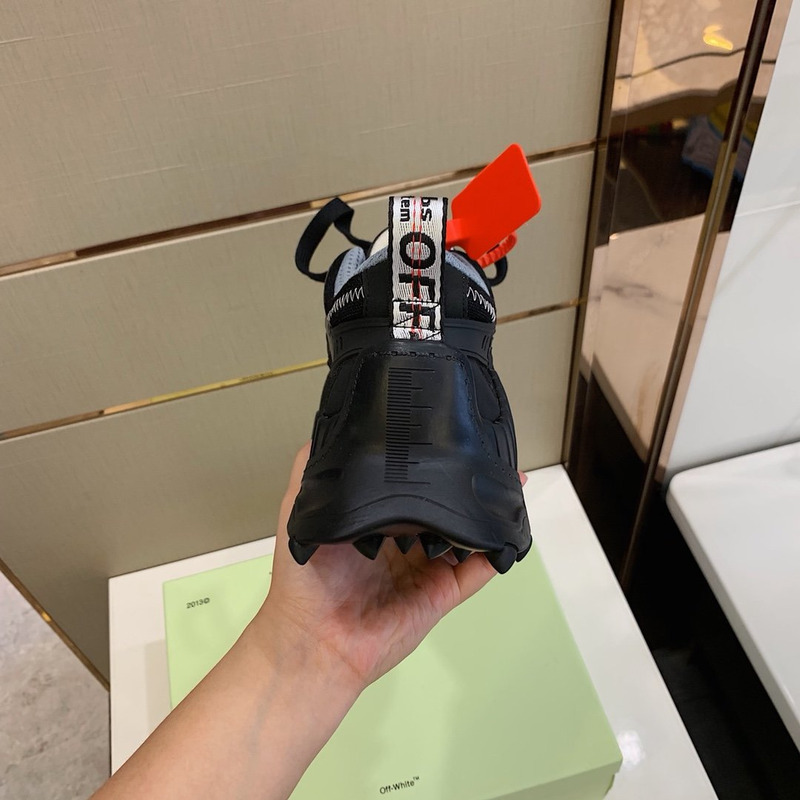 Off White Odsy-1000 Sneakers Black and Grey