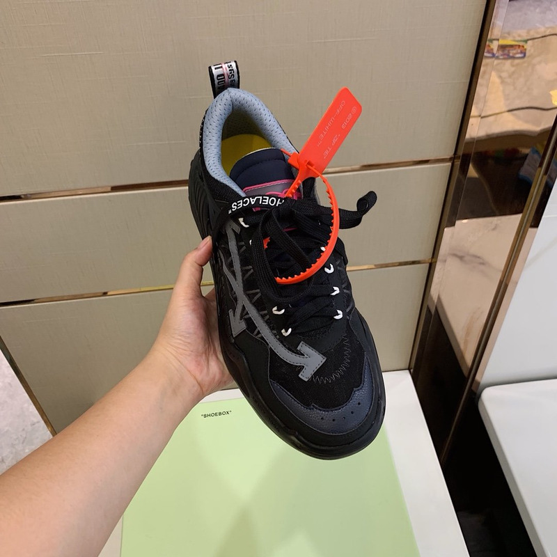 Off White Odsy-1000 Sneakers Black and Grey