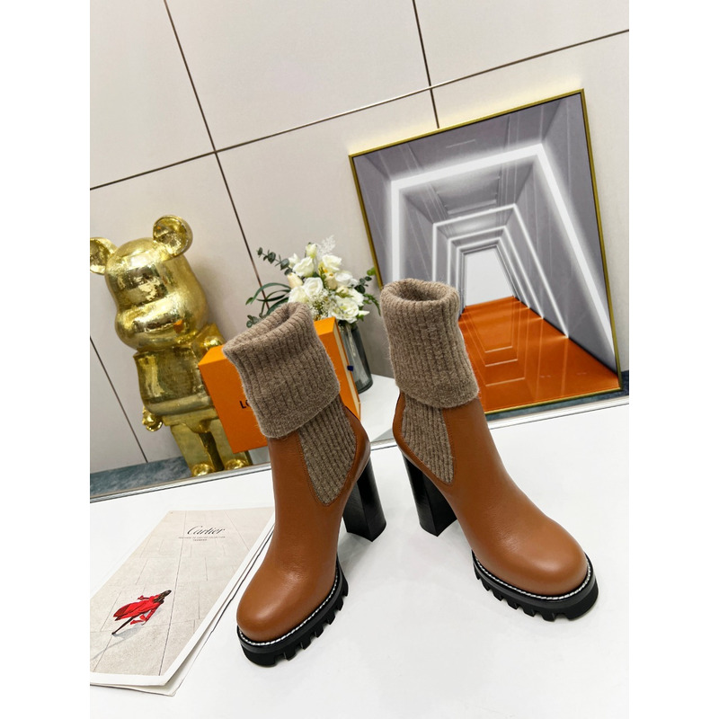 l**is V*t*n star trail ankle boots brown