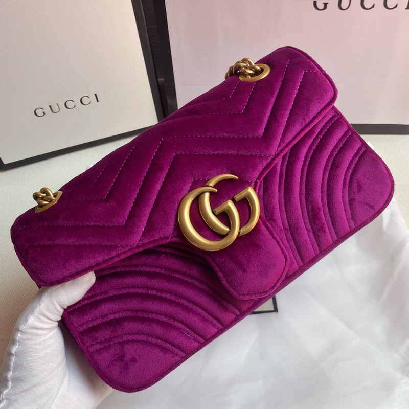 G*u*i gg marmont crossbody matelasse rubin purple bag