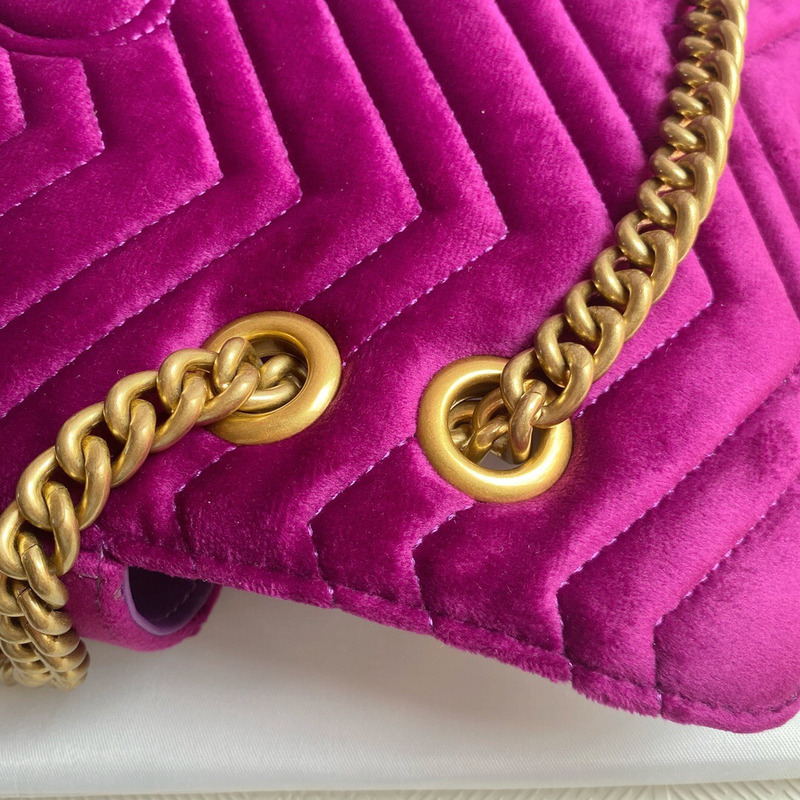 G*u*i gg marmont crossbody matelasse rubin purple bag