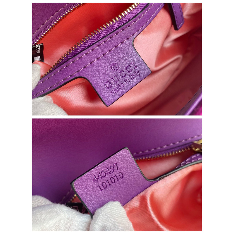 G*u*i gg marmont crossbody matelasse rubin purple bag