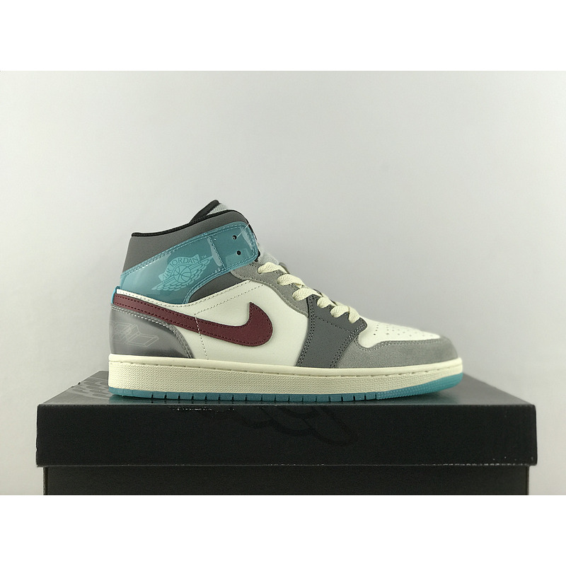 Nike Air Jordan 1 Mid SE Interstellar Gray Blue