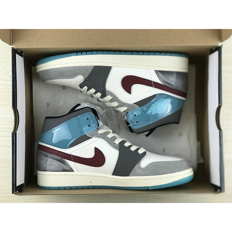 Nike Air Jordan 1 Mid SE Interstellar Gray Blue