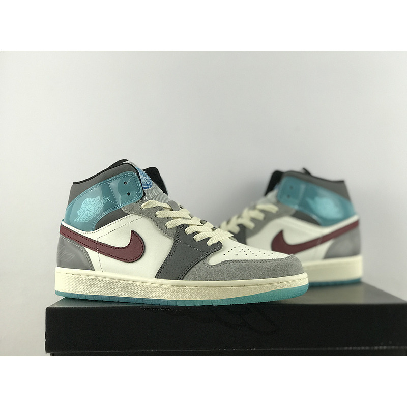 Nike Air Jordan 1 Mid SE Interstellar Gray Blue