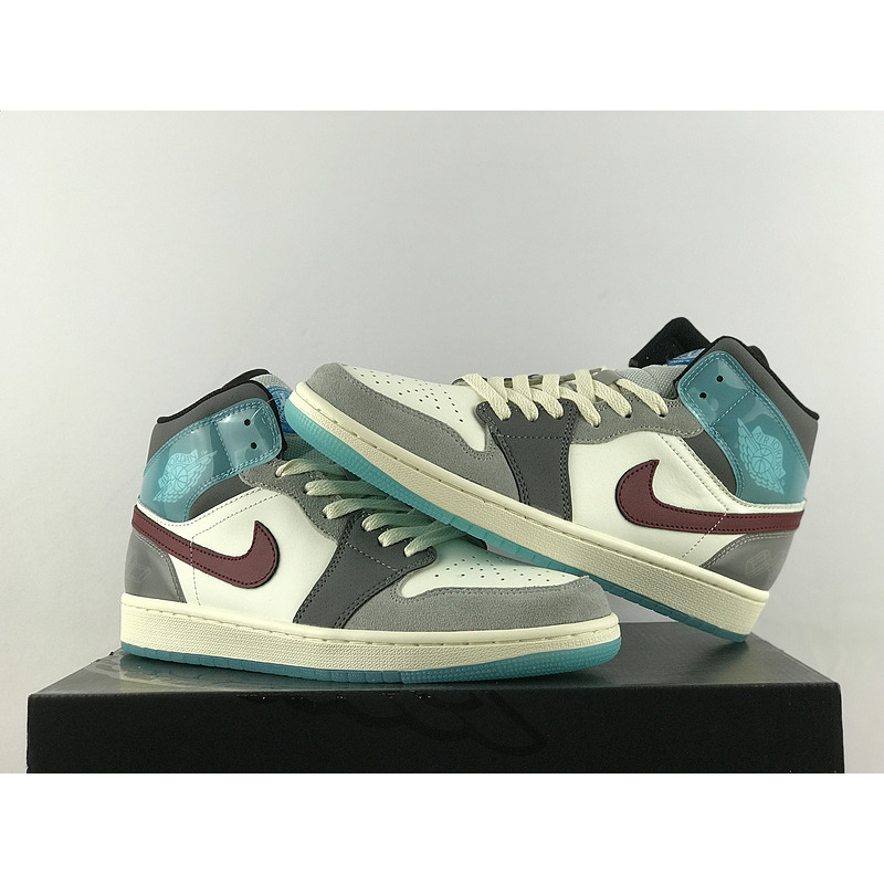 Nike Air Jordan 1 Mid SE Interstellar Gray Blue