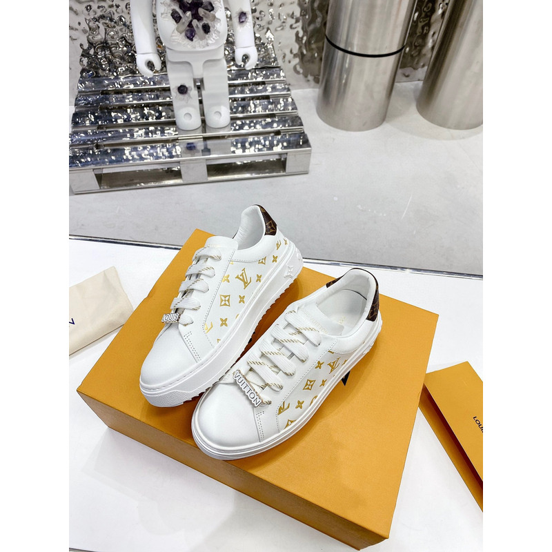 l**is V*t*n time out sneakers with gold prting