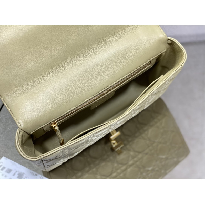 D*or caro bag beige soft calfskin cannage