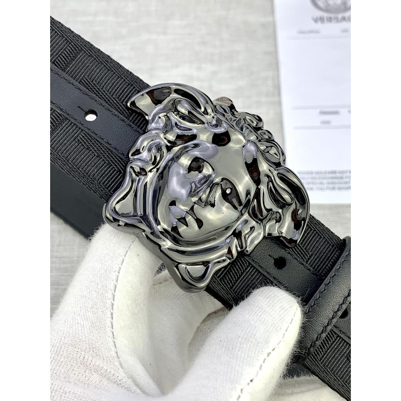 Versace Medusa Head Logo Buckle Belt