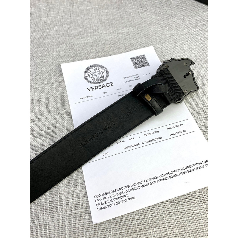 Versace Medusa Head Logo Buckle Belt