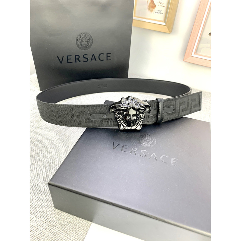 Versace Medusa Head Logo Buckle Belt