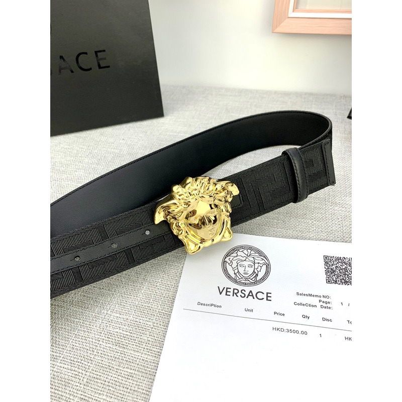 Versace Palazzo Belt With Medusa Buckle