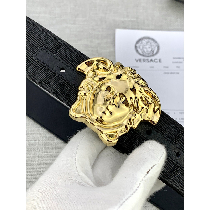 Versace Palazzo Belt With Medusa Buckle