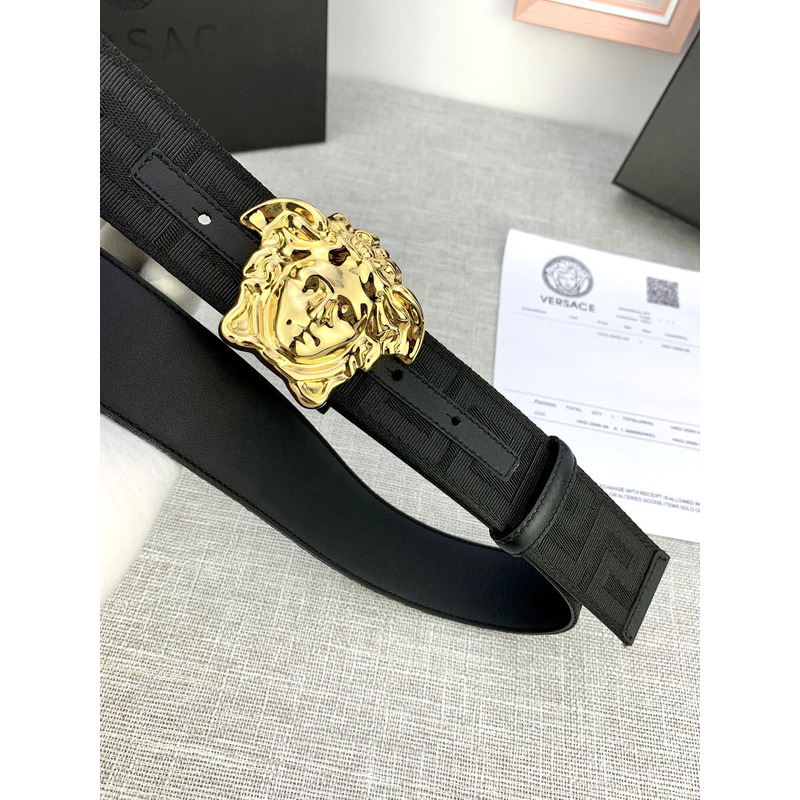 Versace Palazzo Belt With Medusa Buckle