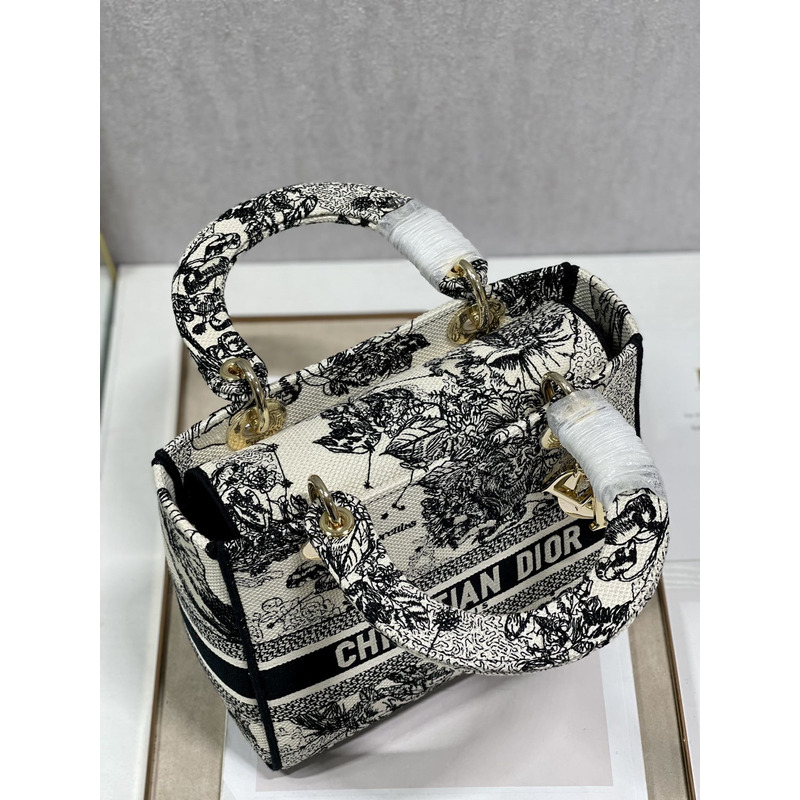 D*or lady d-lite black bag