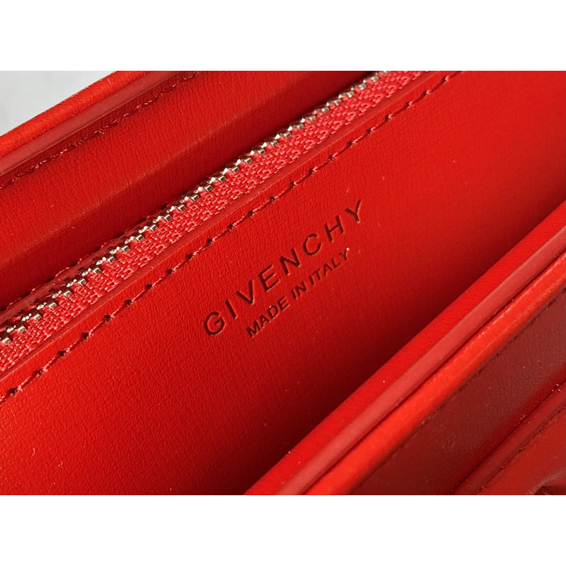 Givenchy Antigona Shark Lock Mini Bag In Red