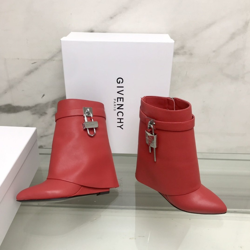 Givenchy Givenchy Shark Lock Red Boot