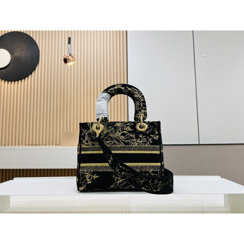 D*or lady d-lite black bag