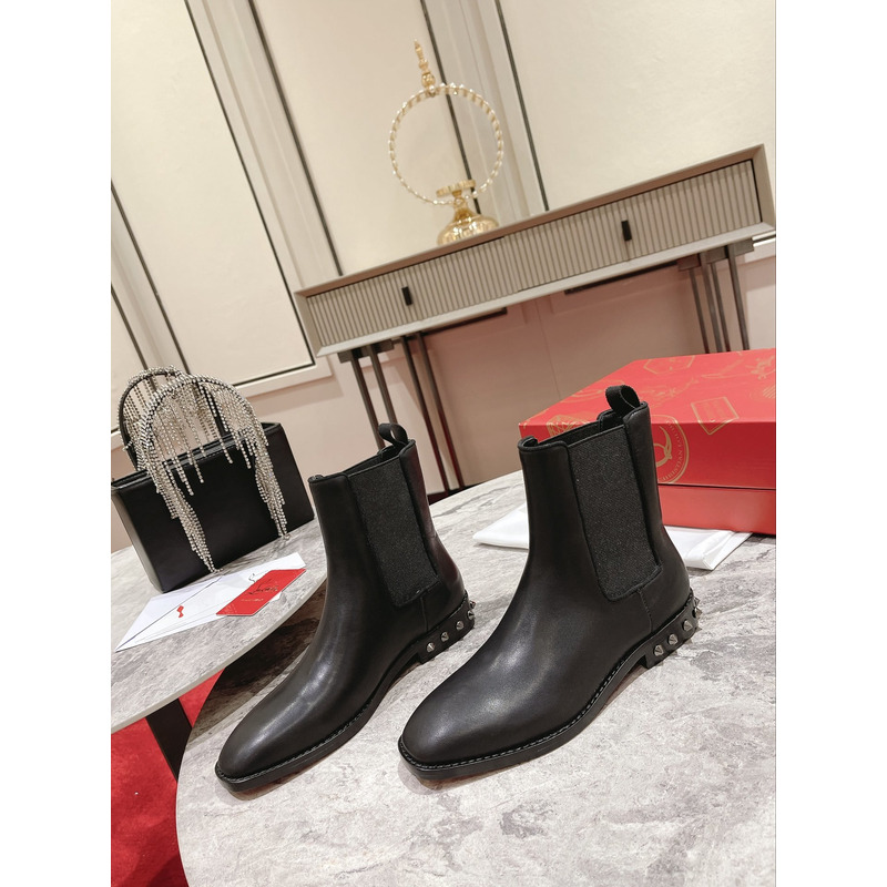 Ch**an louboutin samson studded leather chelsea boots