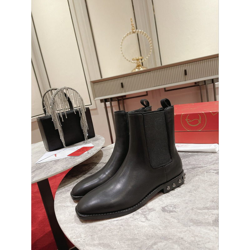 Ch**an louboutin samson studded leather chelsea boots