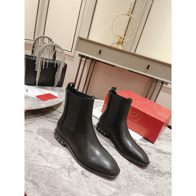 Ch**an louboutin samson studded leather chelsea boots