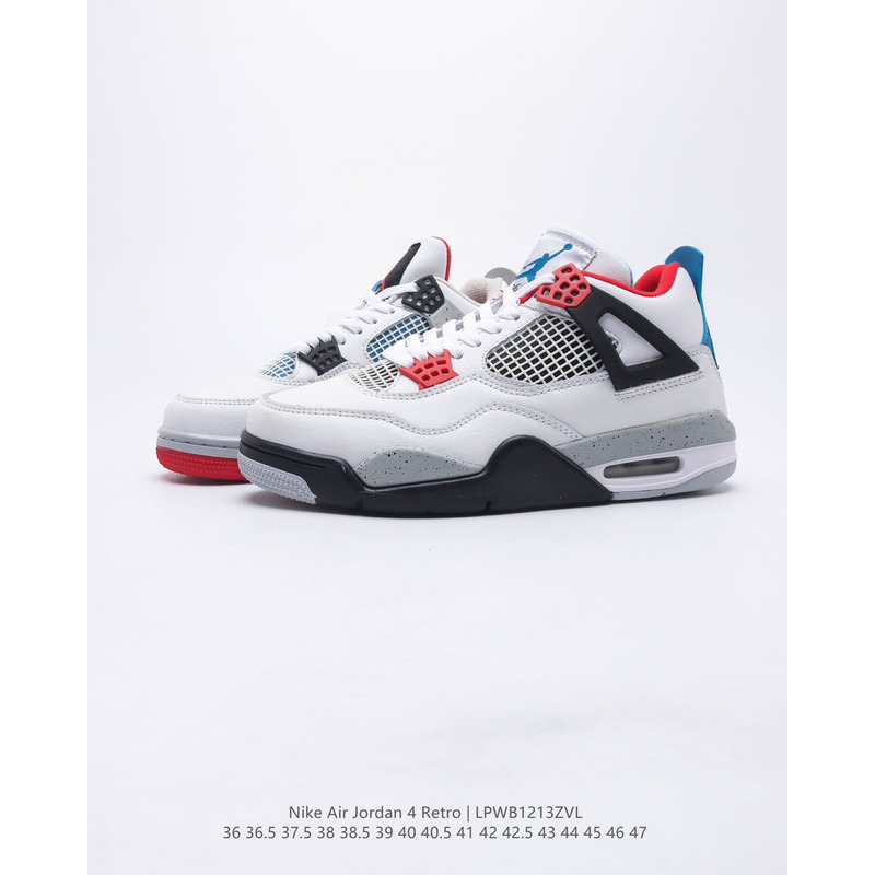 AIR JORDAN 4 \"What The\" White