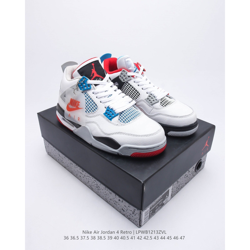 AIR JORDAN 4 \"What The\" White