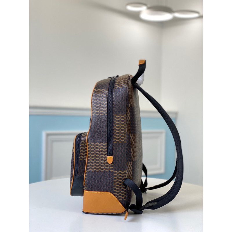 l**is V*t*n x nigo campus backpack damier ebene giant brown