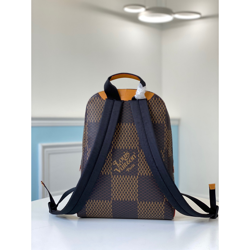 l**is V*t*n x nigo campus backpack damier ebene giant brown