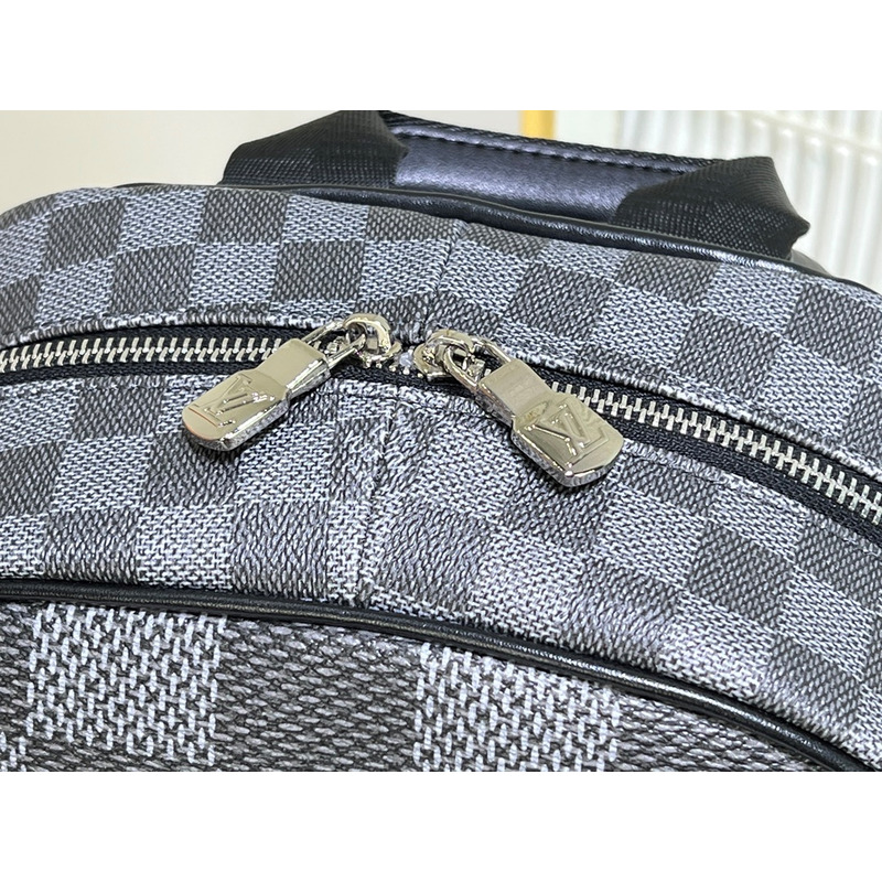 l**is V*t*n campus damier graphite canvas backpack bag