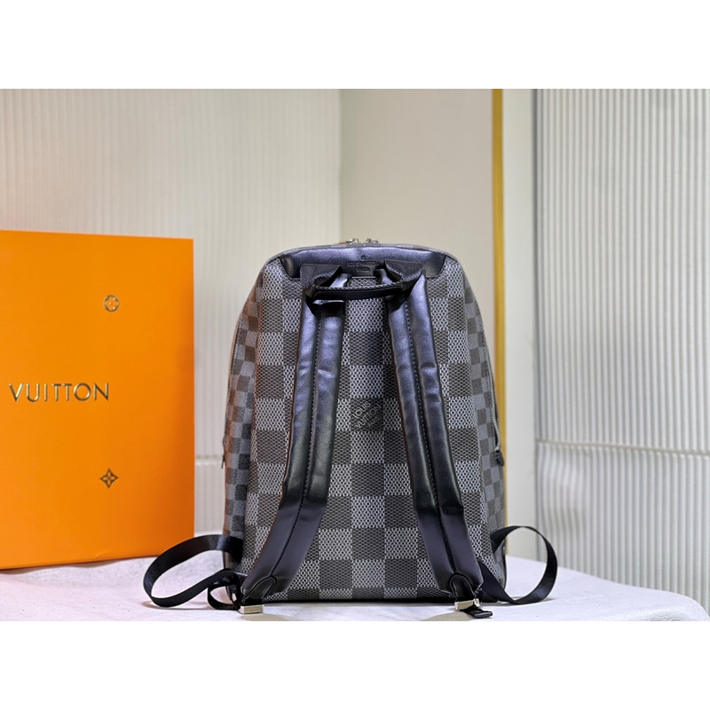 l**is V*t*n campus damier graphite canvas backpack bag