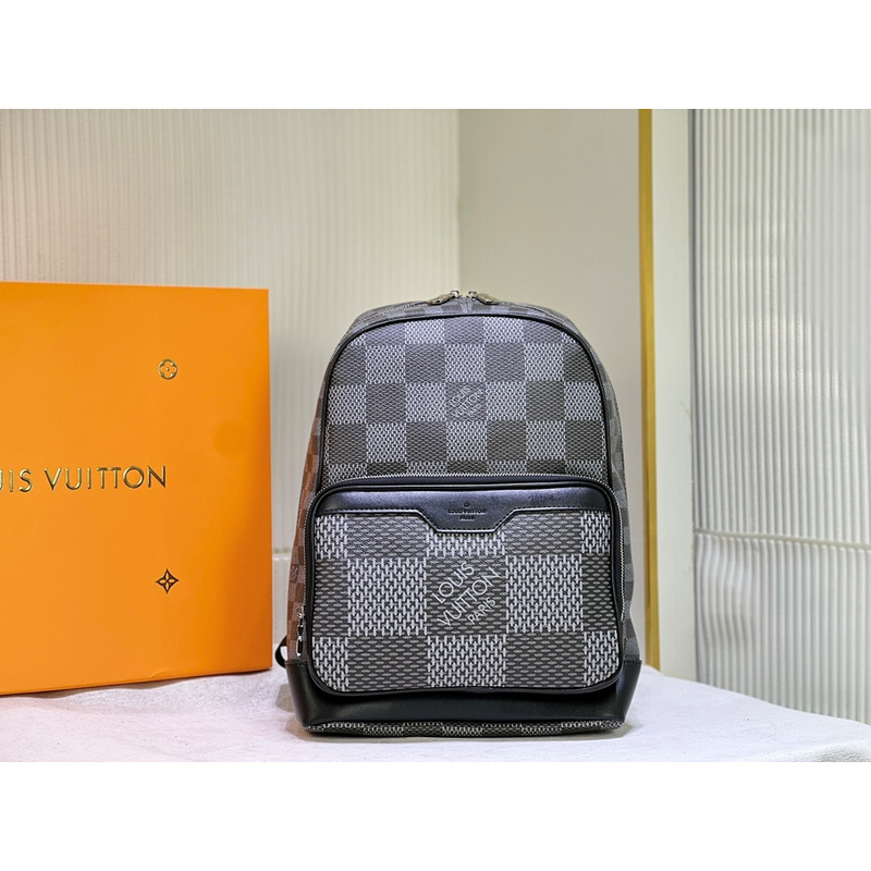 l**is V*t*n campus damier graphite canvas backpack bag