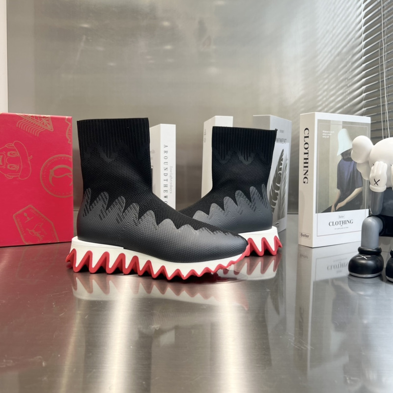 Ch**an louboutin sharky sock sneaker