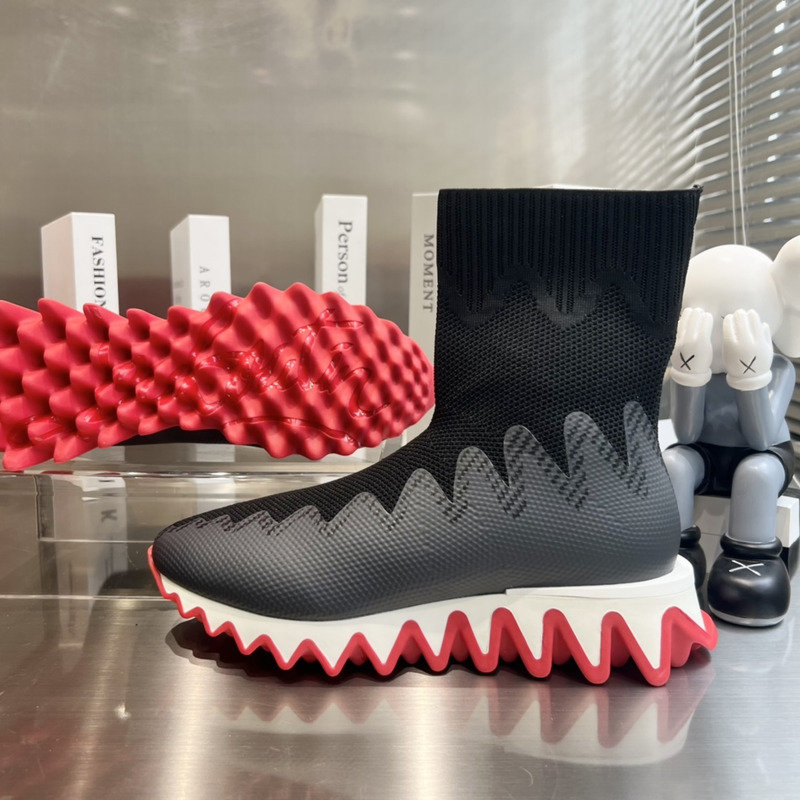 Ch**an louboutin sharky sock sneaker