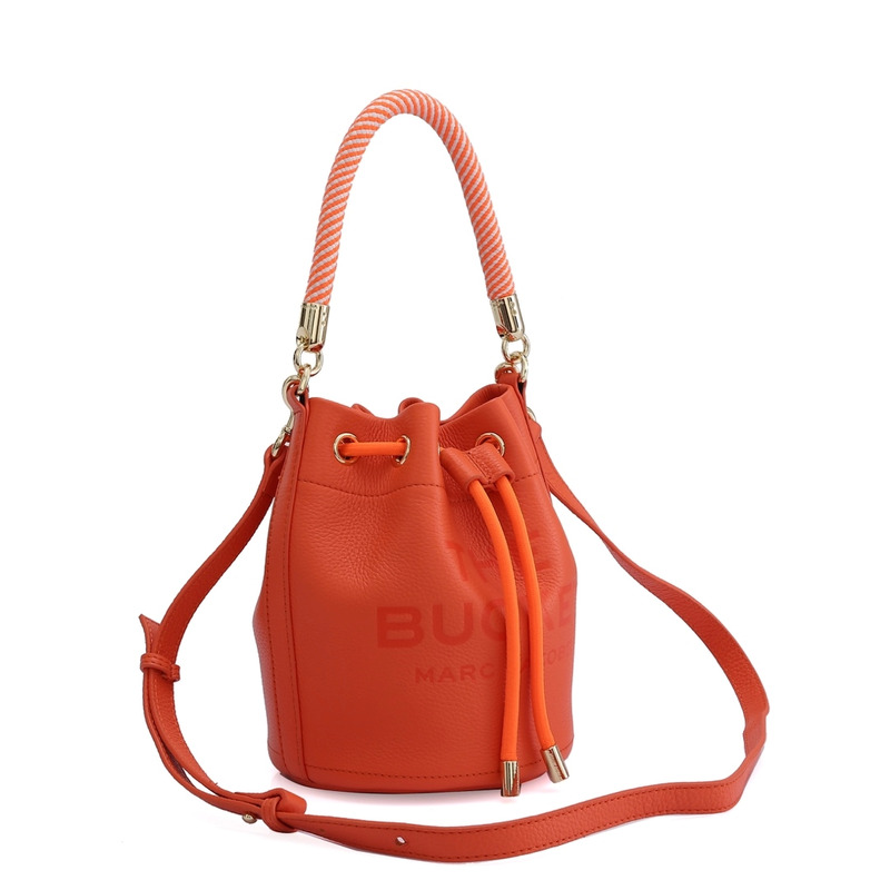 MarcJacobs The Leather Bucket Bag Red