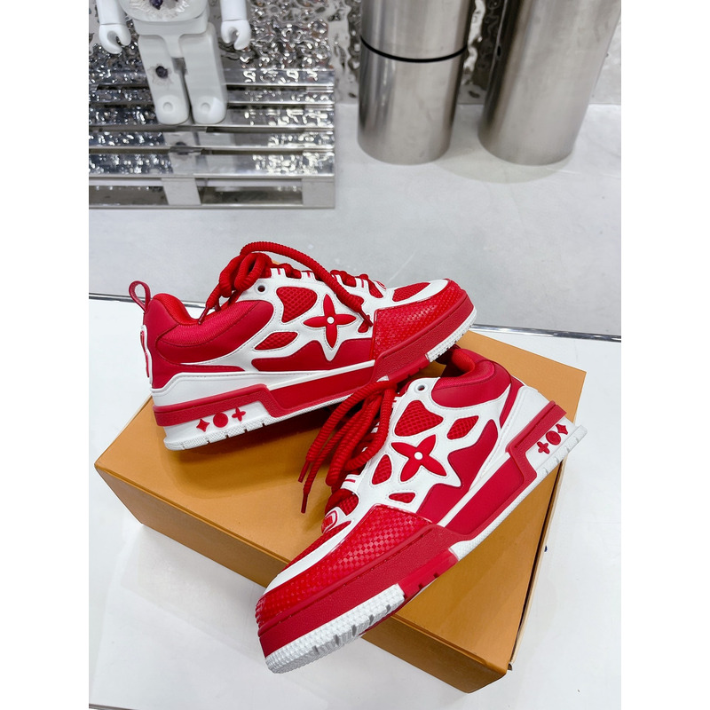 l**is V*t*n skate sneaker red white