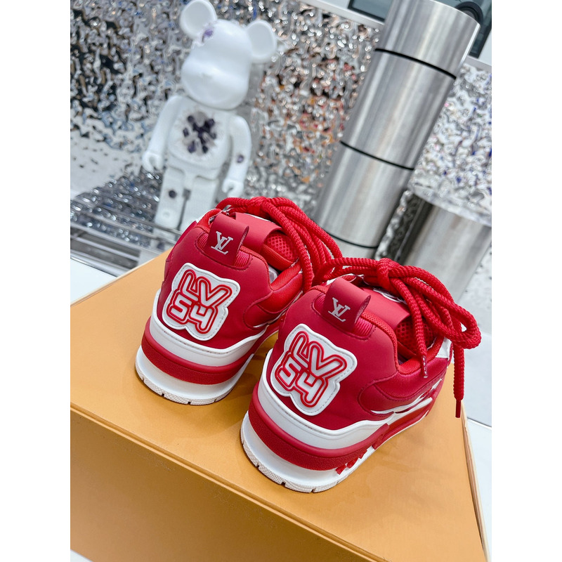 l**is V*t*n skate sneaker red white