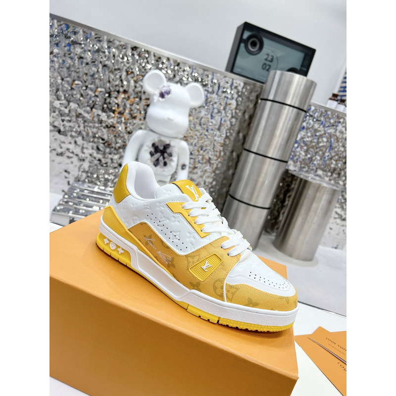 l**is V*t*n lv trainer sneaker yellow